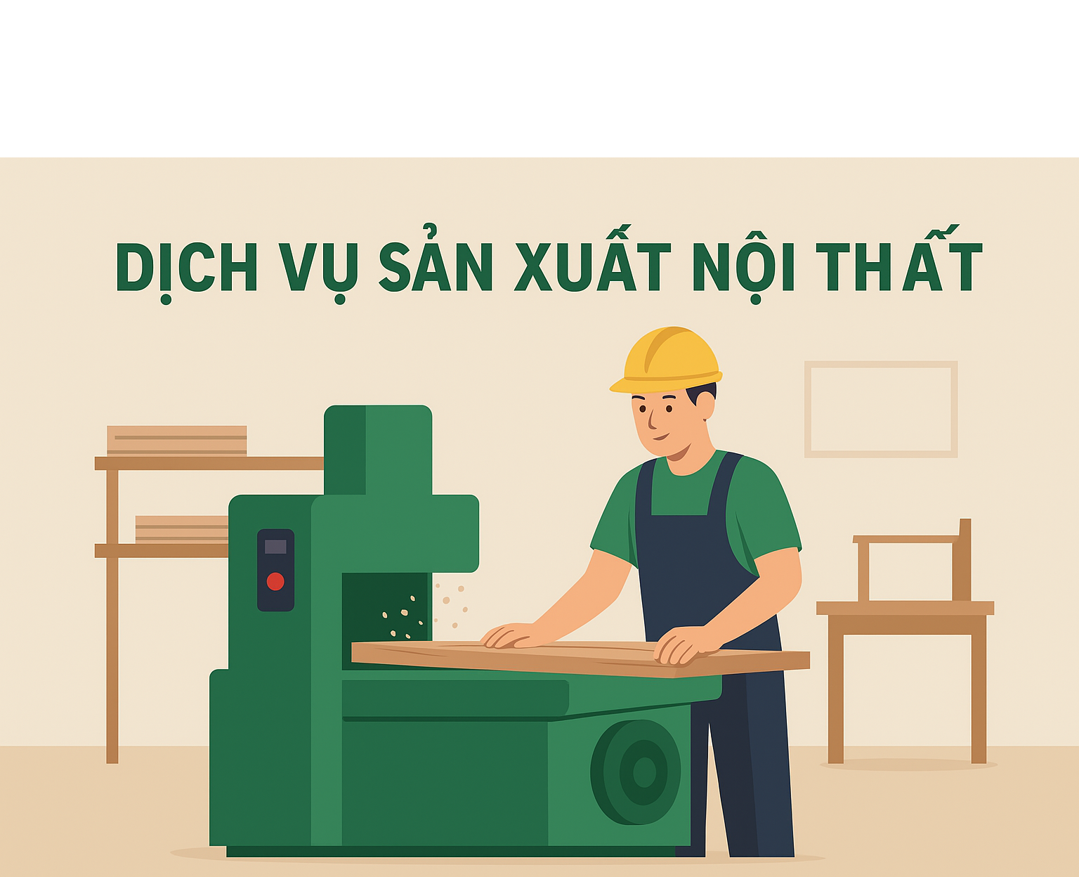 DỊCH VỤ SẢN XUẤT VÀ CUNG CẤP NỘI THẤT